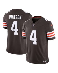 Men’s Cleveland Browns Deshaun Watson Brown Vapor F.U.S.E. Limited Jersey