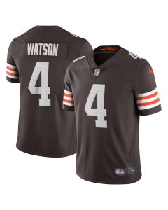 Men’s Cleveland Browns Deshaun Watson Brown Vapor Limited Jersey