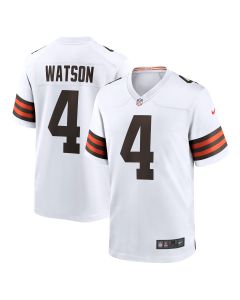 Men’s Cleveland Browns Deshaun Watson White Game Jersey
