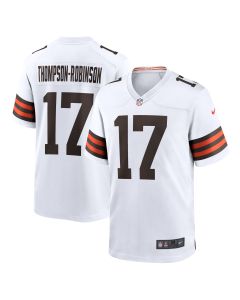 Men’s Cleveland Browns Dorian Thompson-Robinson White Game Jersey