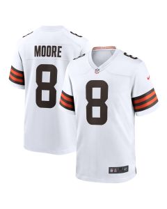 Men’s Cleveland Browns Elijah Moore White Team Game Jersey