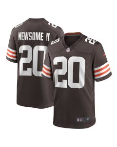 Men’s Cleveland Browns Greg Newsome II Brown Game Jersey