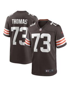 Men’s Cleveland Browns Joe Thomas Brown Retired Player Game Jersey