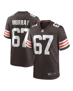 Men’s Cleveland Browns Justin Murray Brown Team Game Jersey