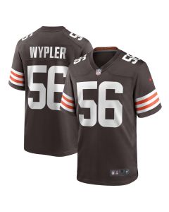 Men’s Cleveland Browns Luke Wypler Brown Team Game Jersey