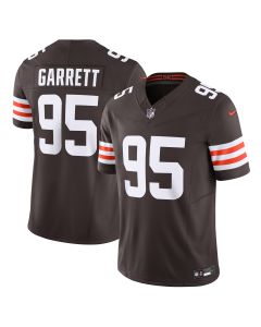Men’s Cleveland Browns Myles Garrett Brown Vapor F.U.S.E. Limited Jersey
