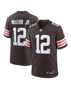 Men’s Cleveland Browns Rodney McLeod Jr Brown Team Game Jersey