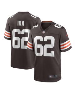 Men’s Cleveland Browns Siaki Ika Brown Team Game Jersey