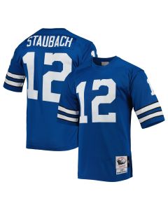 Men’s Dallas Cowboys 1971 Roger Staubach Mitchell & Ness Royal Throwback Retired Player Jersey