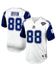 Men’s Dallas Cowboys 1994 Michael Irvin Mitchell & Ness White Throwback Retired Player Jersey