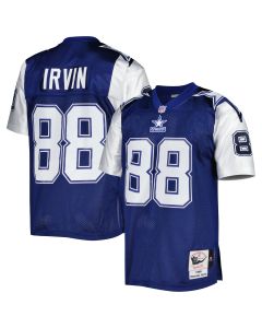 Men’s Dallas Cowboys 1995 Michael Irvin Mitchell & Ness Navy Throwback Retired Player Jersey