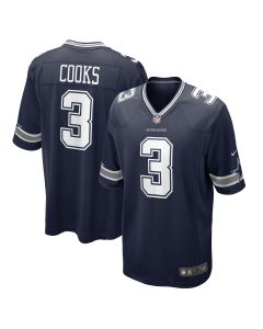 Men’s Dallas Cowboys Brandin Cooks Navy Game Jersey