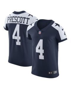 Men’s Dallas Cowboys Dak Prescott Navy Alternate Vapor Elite Player Jersey