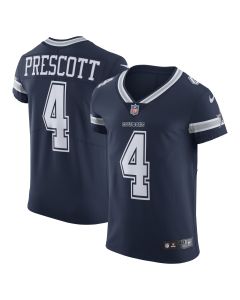Men’s Dallas Cowboys Dak Prescott Navy Vapor Elite Player Team Jersey