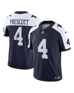Men’s Dallas Cowboys Dak Prescott Navy Vapor F.U.S.E. Limited Jersey