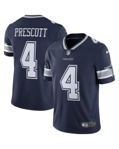 Men’s Dallas Cowboys Dak Prescott Navy Vapor Limited Player Jersey