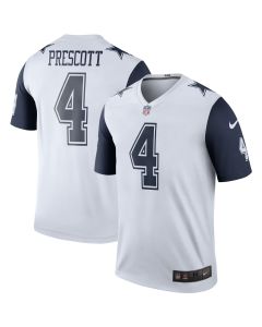 Men’s Dallas Cowboys Dak Prescott White Alternate Legend Player Performance Top