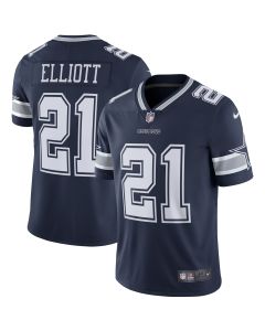 Men’s Dallas Cowboys Ezekiel Elliott Navy Vapor Limited Jersey