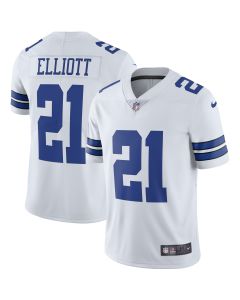 Men’s Dallas Cowboys Ezekiel Elliott White Vapor Limited Player Jersey