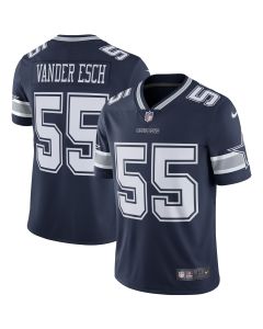 Men’s Dallas Cowboys Leighton Vander Esch Navy Vapor Limited Player Jersey