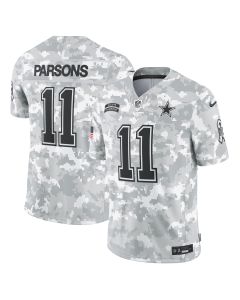 Men’s Dallas Cowboys Micah Parsons Arctic Camo 2024 Salute to Service Limited Jersey