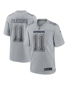 Men’s Dallas Cowboys Micah Parsons Gray Atmosphere Fashion Game Jersey