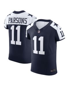 Men’s Dallas Cowboys Micah Parsons Navy Alternate Vapor F.U.S.E. Elite Jersey