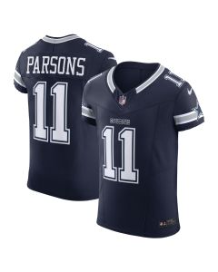 Men’s Dallas Cowboys Micah Parsons Navy Vapor F.U.S.E. Elite Jersey