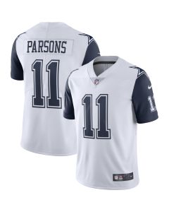Men’s Dallas Cowboys Micah Parsons White Alternate 2 Vapor Limited Jersey