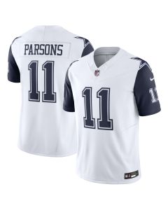 Men’s Dallas Cowboys Micah Parsons White Vapor F.U.S.E. Limited Jersey