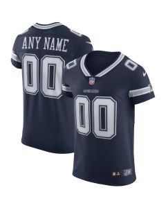 Men’s Dallas Cowboys Navy Vapor Elite Custom Jersey