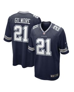 Men’s Dallas Cowboys Stephon Gilmore Navy Game Jersey