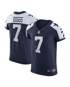 Men’s Dallas Cowboys Trevon Diggs Navy Alternate Vapor Elite Jersey