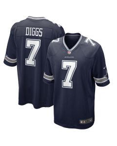 Men’s Dallas Cowboys Trevon Diggs Navy Game Jersey