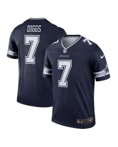Men’s Dallas Cowboys Trevon Diggs Navy Team Legend Player Performance Top