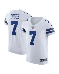 Men’s Dallas Cowboys Trevon Diggs White Vapor Elite Jersey