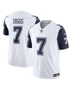 Men’s Dallas Cowboys Trevon Diggs White Vapor F.U.S.E. Limited Jersey