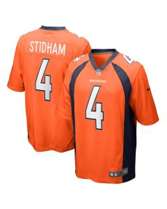 Men’s Denver Broncos Jarrett Stidham Orange Game Player Jersey