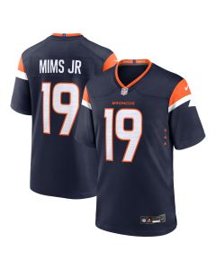 Men’s Denver Broncos Marvin Mims Jr Navy Alternate Game Jersey