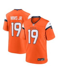 Men’s Denver Broncos Marvin Mims Jr Orange Team Game Jersey