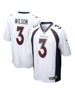 Men’s Denver Broncos Russell Wilson White Game Jersey