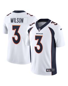 Men’s Denver Broncos Russell Wilson White Team Vapor Limited Jersey