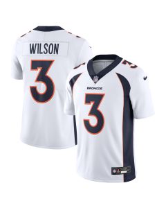 Men’s Denver Broncos Russell Wilson White Vapor Untouchable Limited Jersey