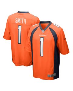Men’s Denver Broncos Tremon Smith Orange Game Jersey