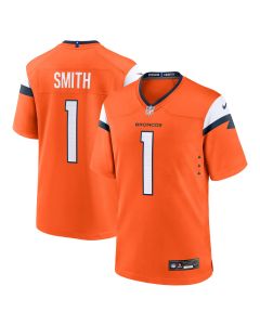 Men’s Denver Broncos Tremon Smith Orange Team Game Jersey