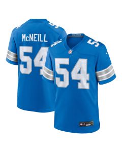 Men’s Detroit Lions Alim McNeill Blue Team Game Jersey