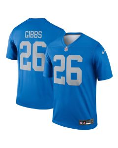 Men’s Detroit Lions Jahmyr Gibbs Blue Alternate Legend Player Performance Top