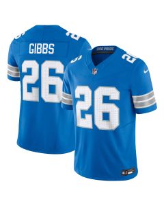 Men’s Detroit Lions Jahmyr Gibbs Blue Vapor F.U.S.E. Limited Jersey