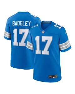 Men’s Detroit Lions Michael Badgley Blue Team Game Jersey