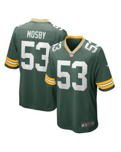 Men’s Green Bay Packers Arron Mosby Green Team Game Jersey